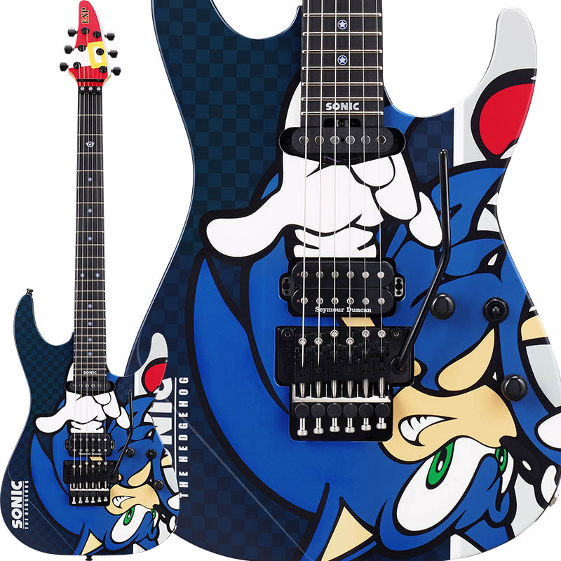 Segaの代表するキャラクター ソニック ザ ヘッジホッグ生誕25周年のメモリアルイヤーを記念した 新しいsonic The Hedgehog Guitarが登場 こちらイケベ新製品情報局