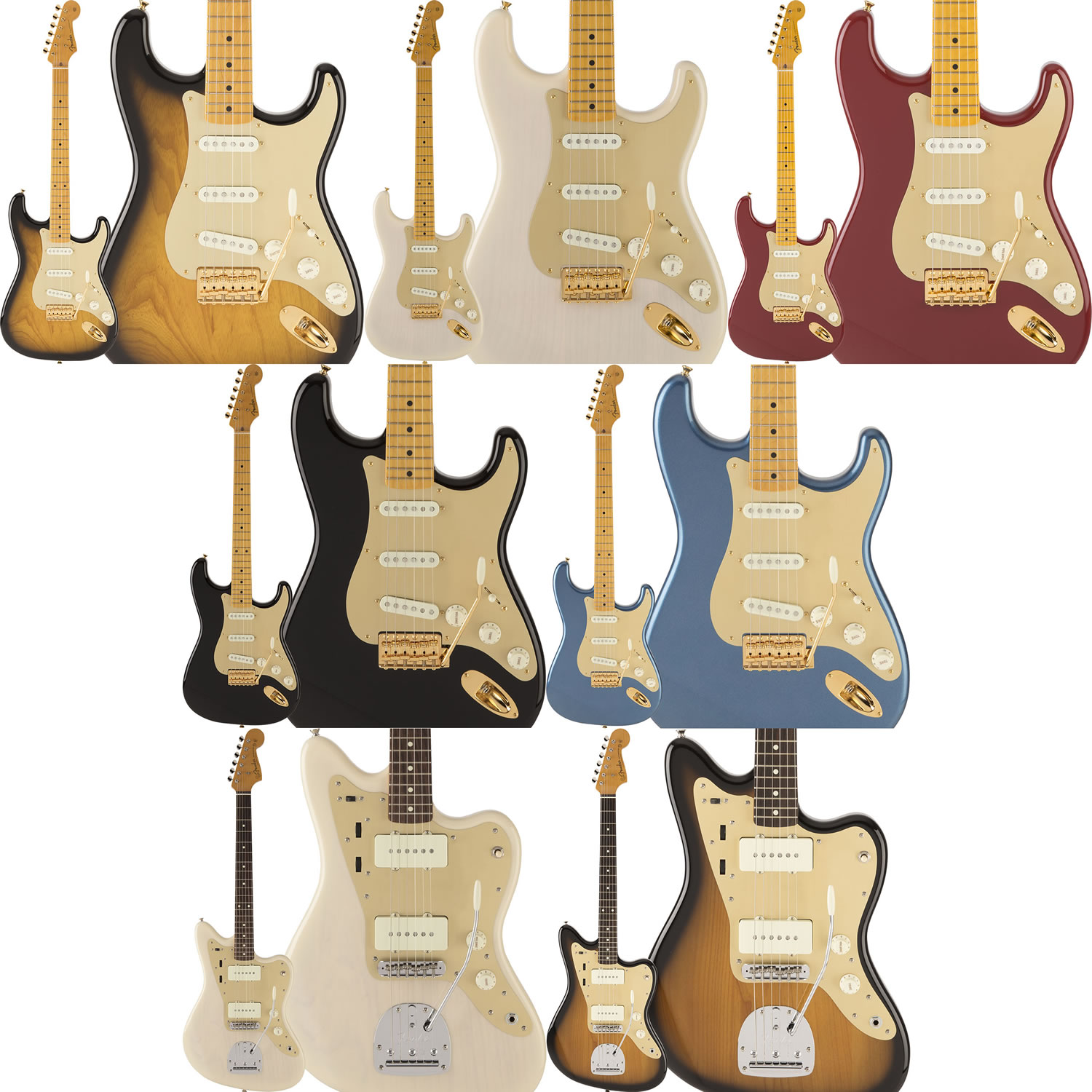 Fender】Made in Japan TraditionalのStratocasterとJazzmasterに、アノダイズドピックガードを装備した数量限定モデルが登場！  | こちらイケベ新製品情報局