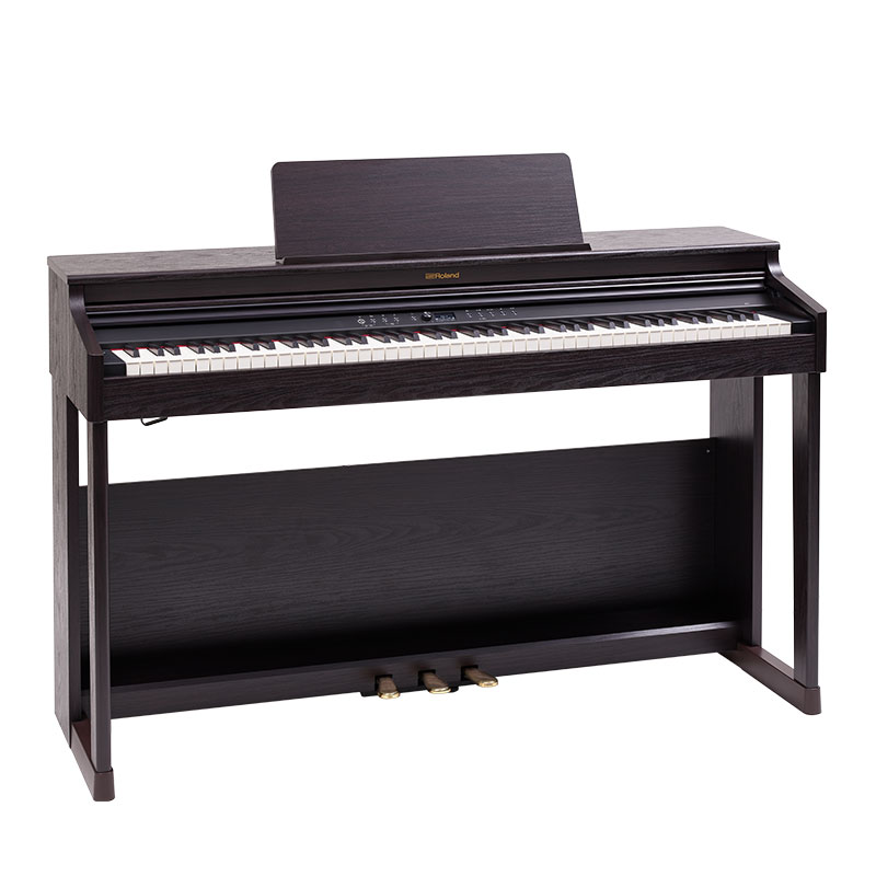 美品、取扱説明書付きRoland 電子ピアノ HP-2 ペダル3つ•椅子付 - 鍵盤 