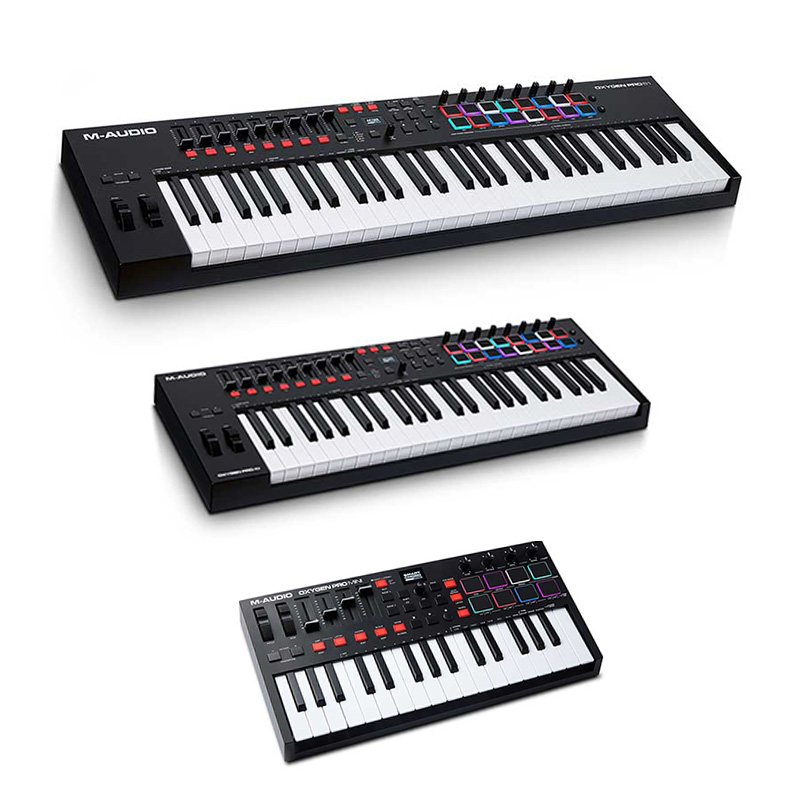 直販一掃新RRM535 M-Audio USB MIDIキーボード 61鍵 ピアノ Keystation61 III MK3 MIDI キーボード ライブ レコーディング MIDIキーボード、コントローラー