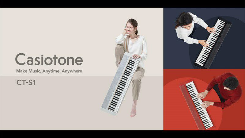 CASIO】“Casiotone（カシオトーン）”シリーズから、ミニマルデザインの