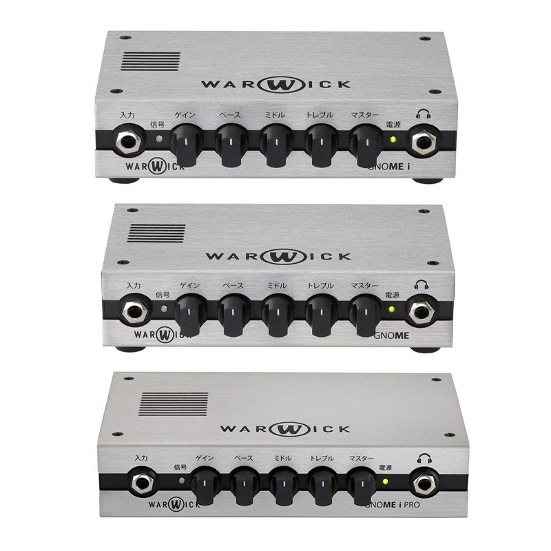 Warwick】超軽量、超コンパクト。GNOME Series～Pocket Bass Amp Haed