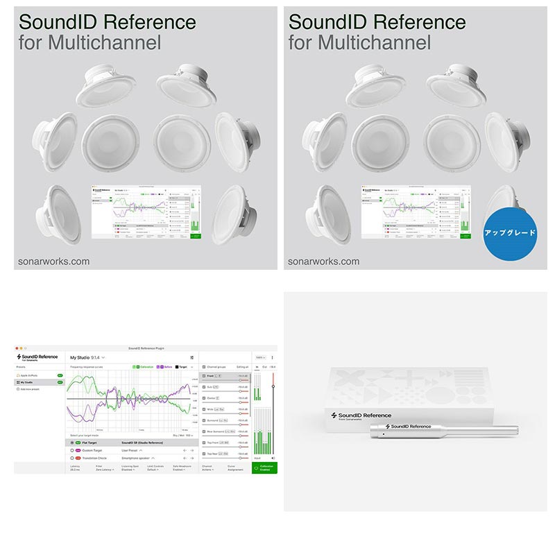 市場 Sonarworks Reference Measurement with Multichannel SoundID for Microphone