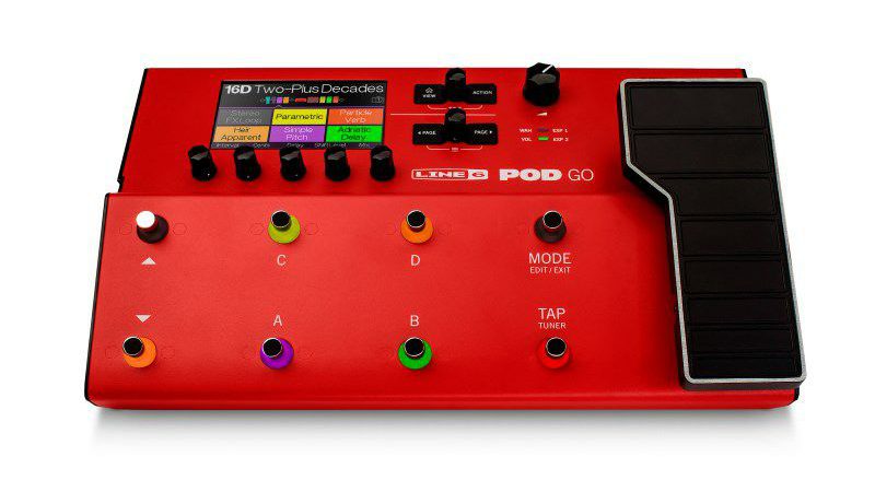 Line6】燃えるような赤！POD Go Limited Edition Redが数量限定で新