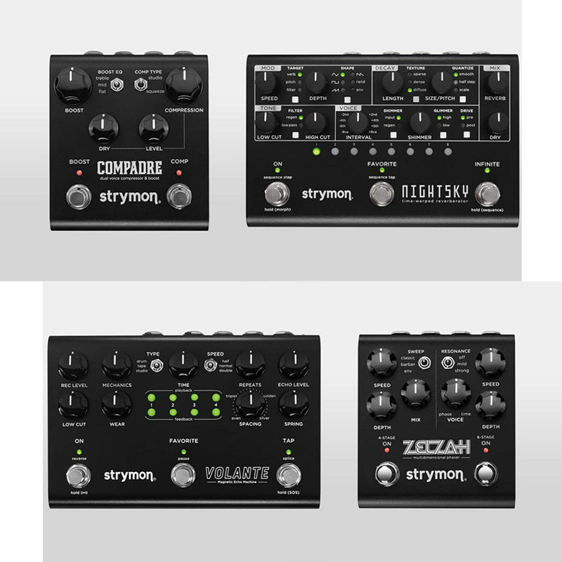 strymon】限定カラーシリーズ[Midnight Edition]に新たに4機種が登場