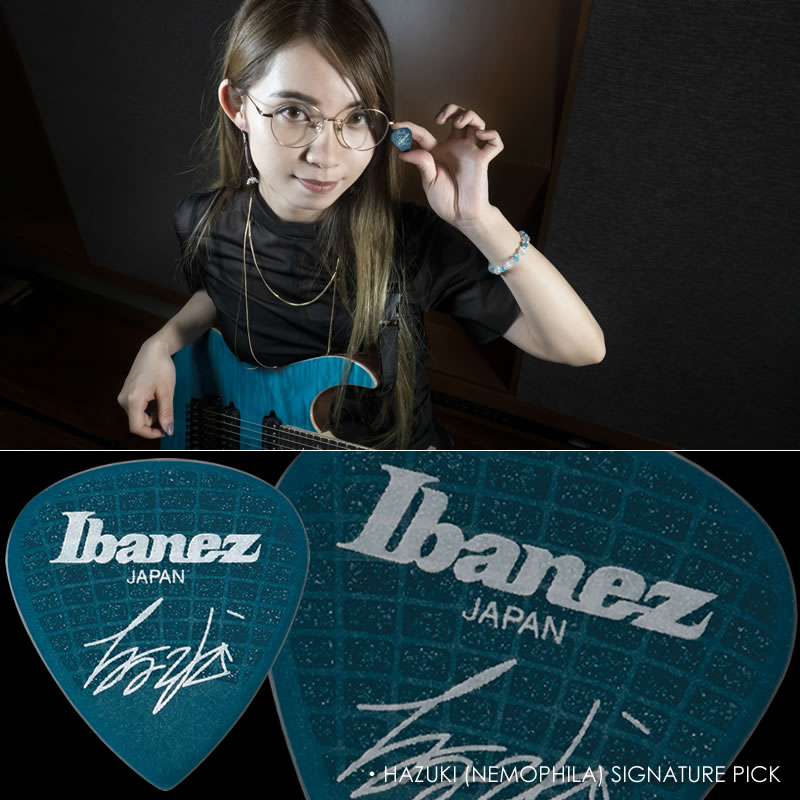 Ibanez】NEMOPHILA（ネモフィラ）のギタリスト、HAZUKIのシグネチャー