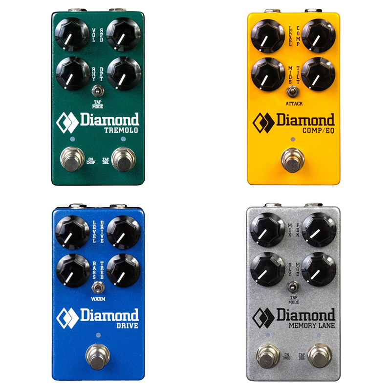 SolidGoldFX社より、『Diamond Pedals』が復活！Memory Lane is a BACK